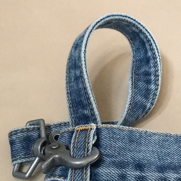 Carmar Los Angeles Distressed Denim Zip Front Skirt, Size 27 - Picture 8 of 10